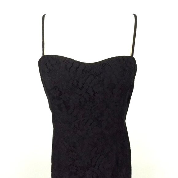 French Connection Midnight Lace Mini Dress - Picture 3 of 7